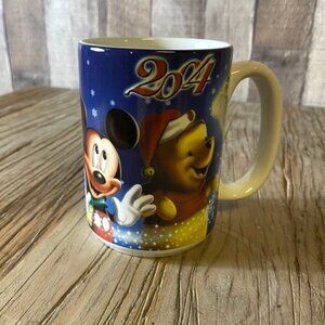 2004 Disney Christmas Coffee Mug